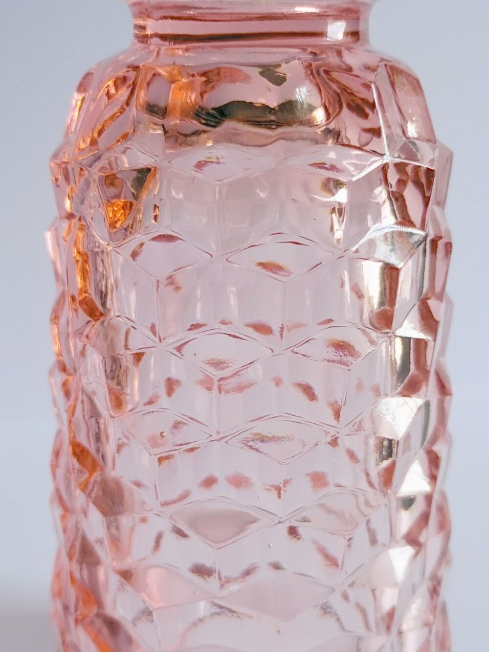 Indiana Glass Cube Iced Tea Glasses Pink - Picture 5 of 7